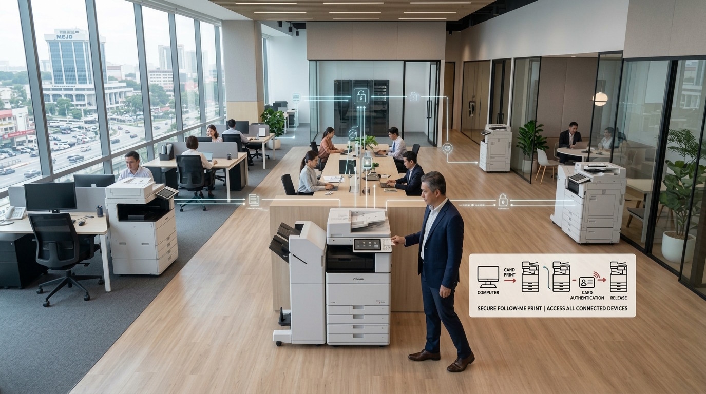 Can I Print from Any Copier in the Office?